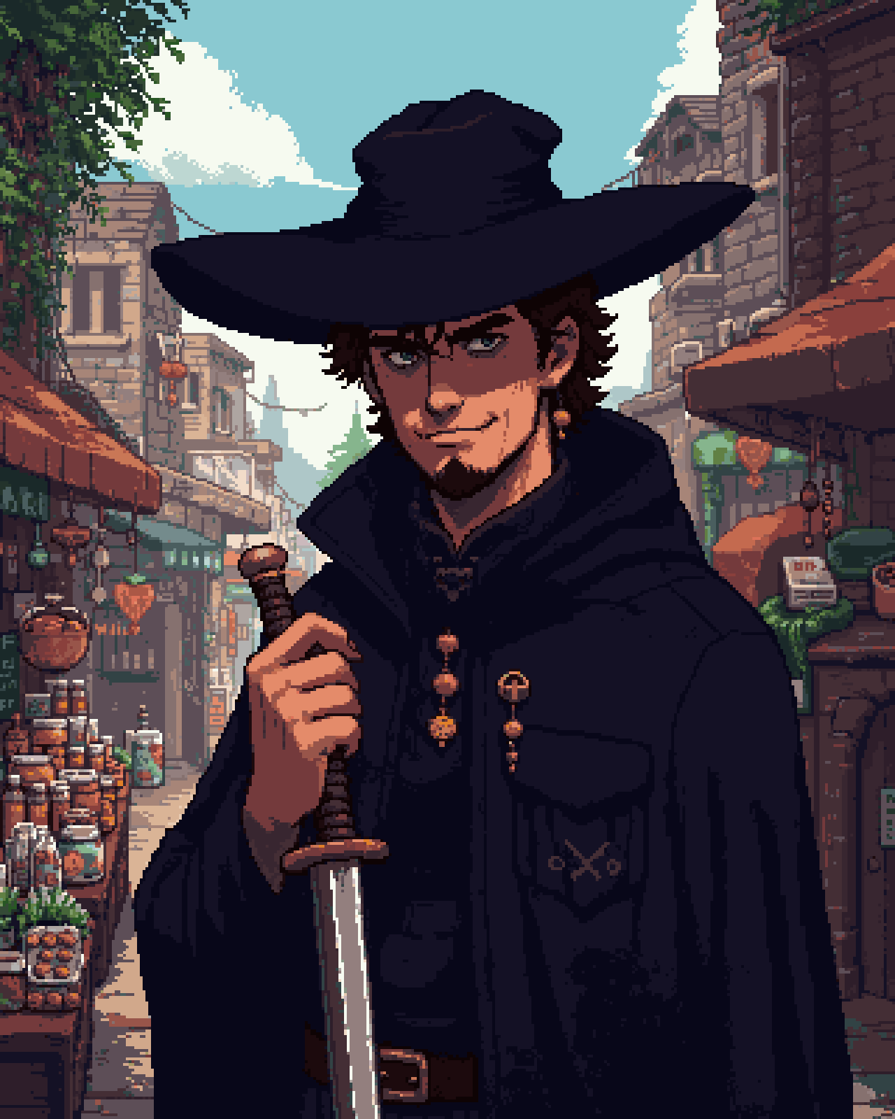 Portrait Pixel Art Generator example 6