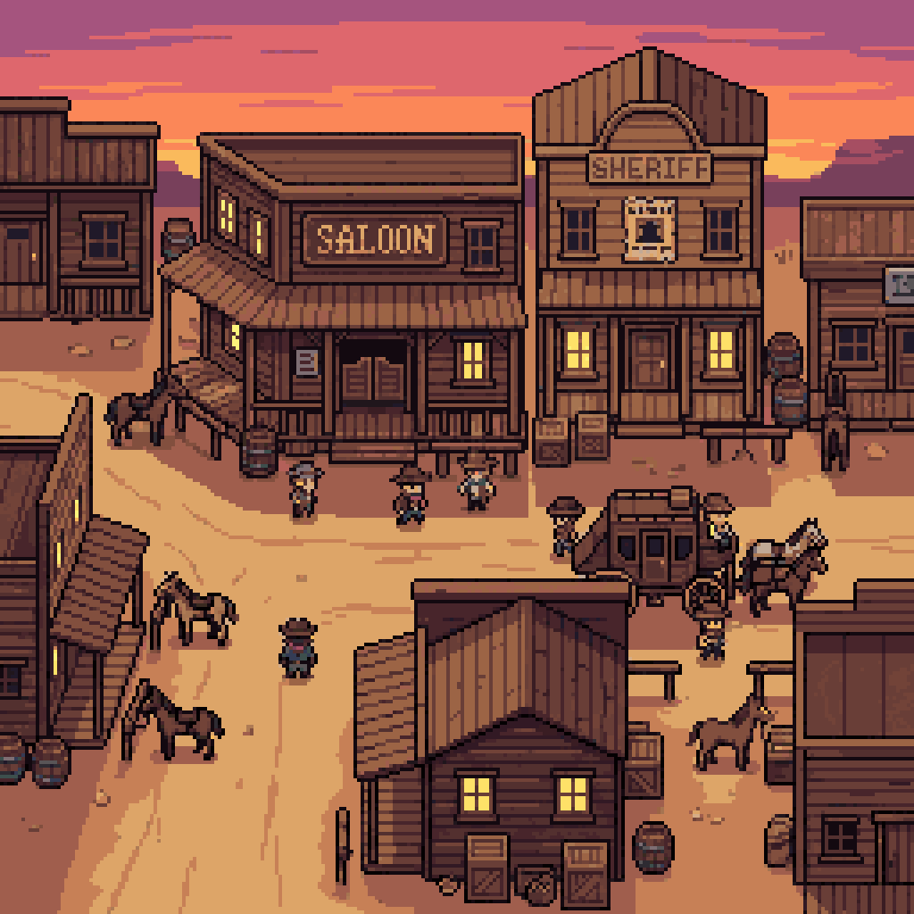 Top Down Pixel Art Generator example 1