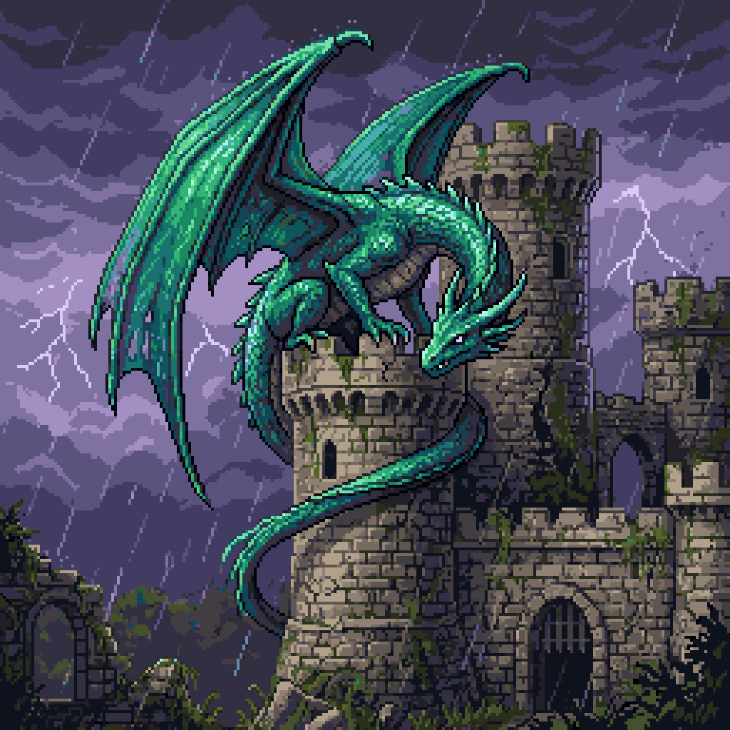 Fantasy Pixel Art Generator example 5