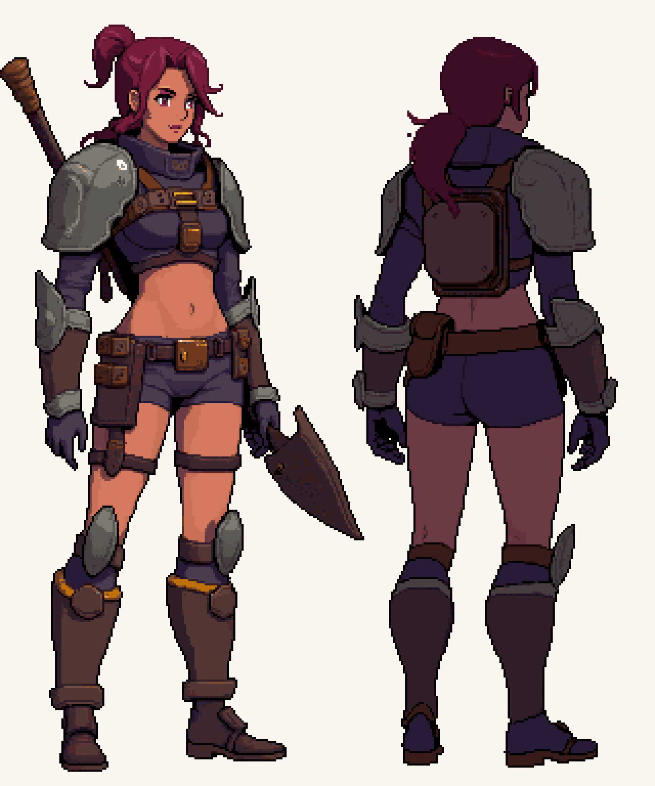 Character Turnaround Pixel Art Generator example 4
