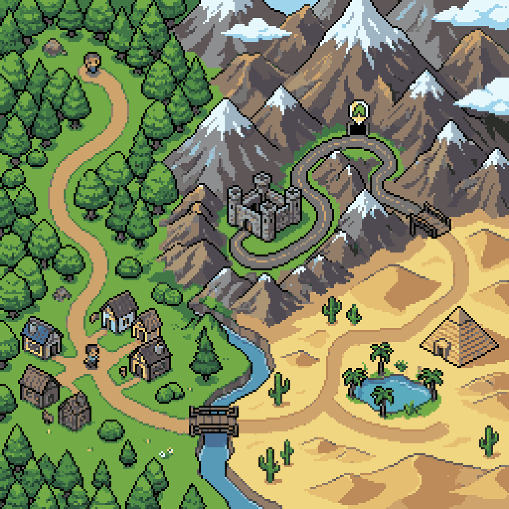 Isometric Pixel Art Generator example 8