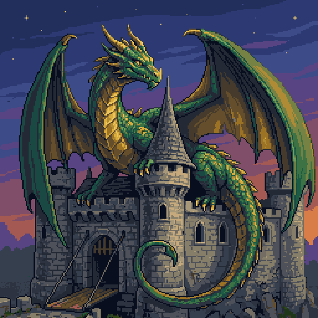 Fantasy Pixel Art Generator example 4