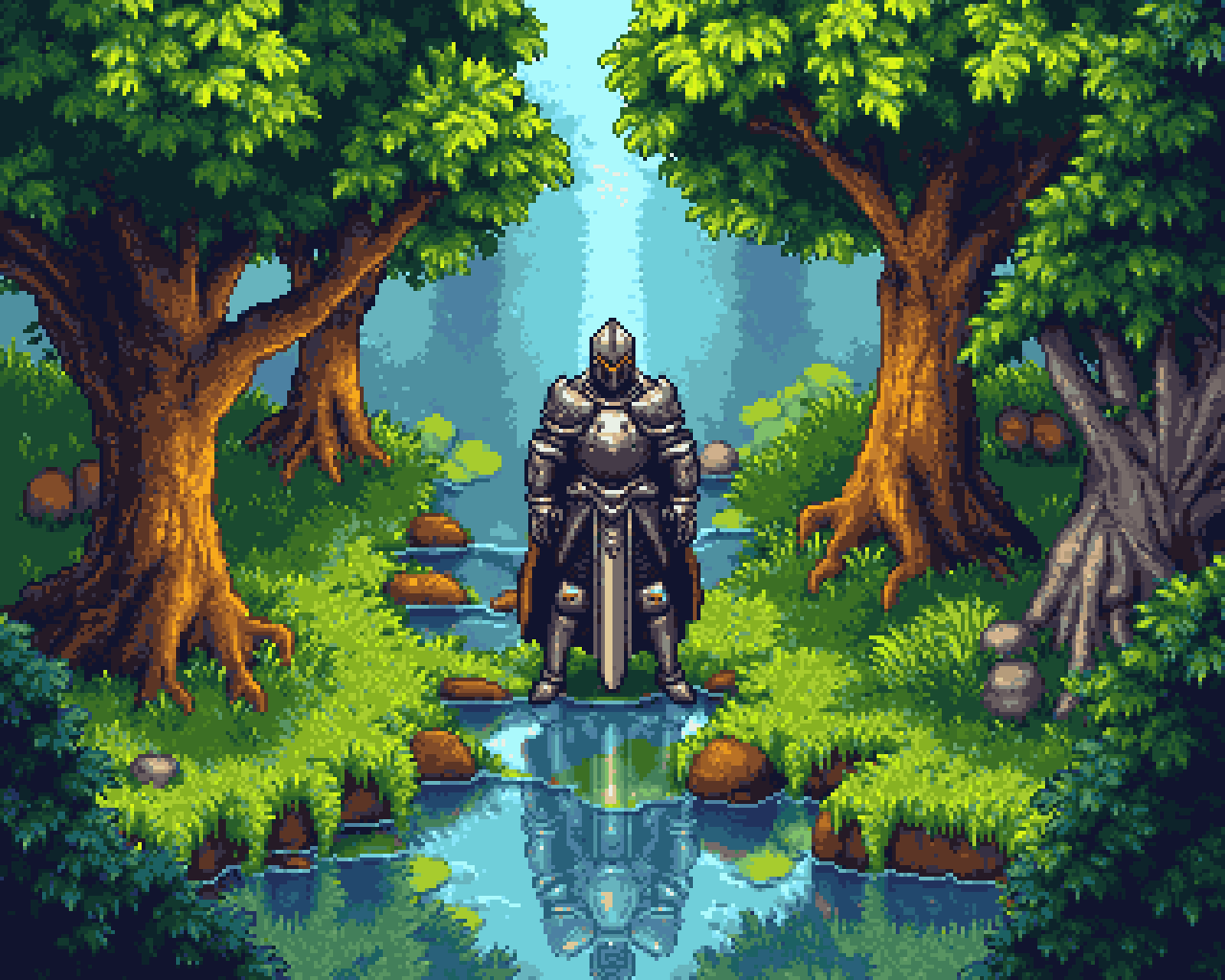 Top Down Map Pixel Art Generator example 5