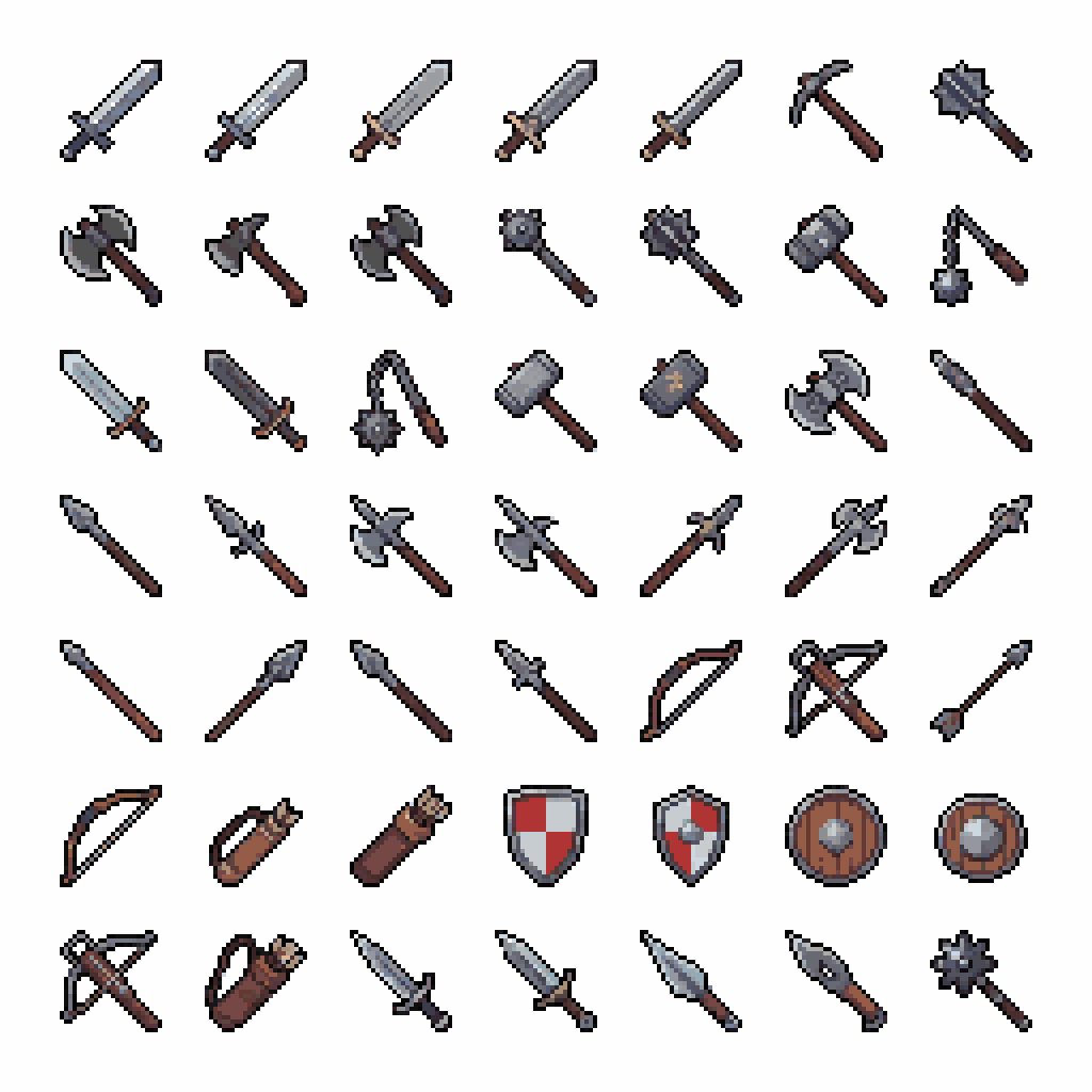 Spritesheet Pixel Art Generator example 4