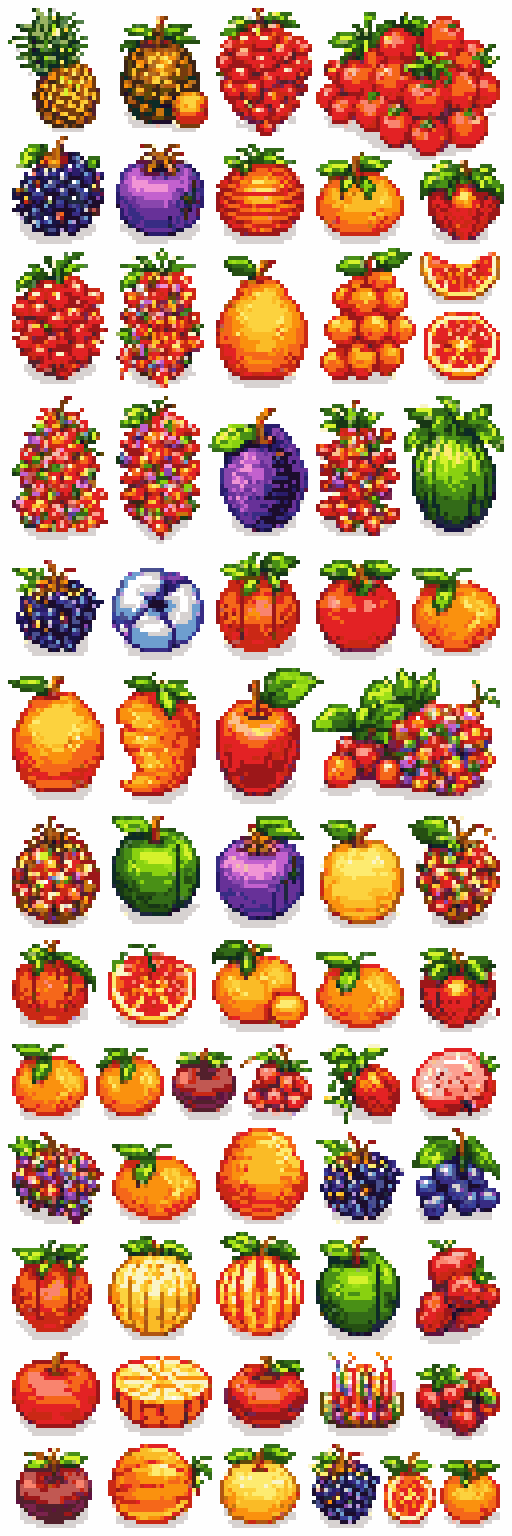 Item Sheet Pixel Art Generator example 1