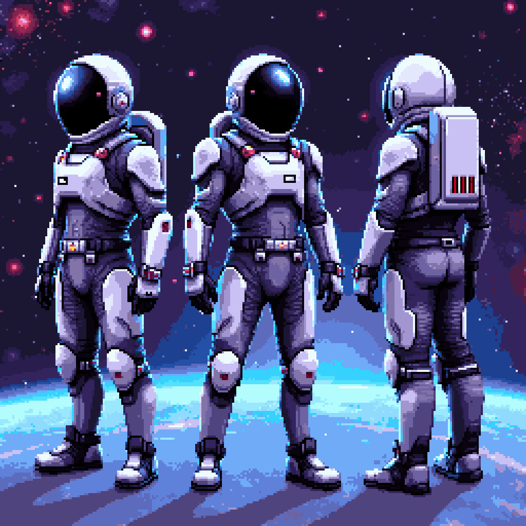 Character Turnaround Pixel Art Generator example 2