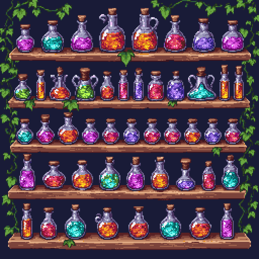 Item Sheet Pixel Art Generator example 2