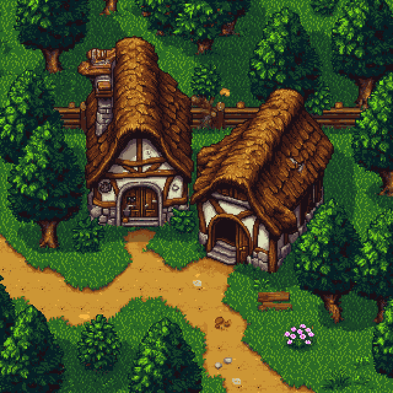 Top Down Map Pixel Art Generator example 2