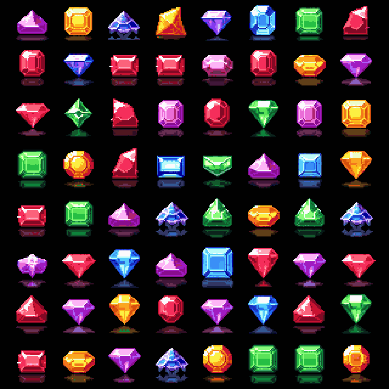 Item Sheet Pixel Art Generator example 1