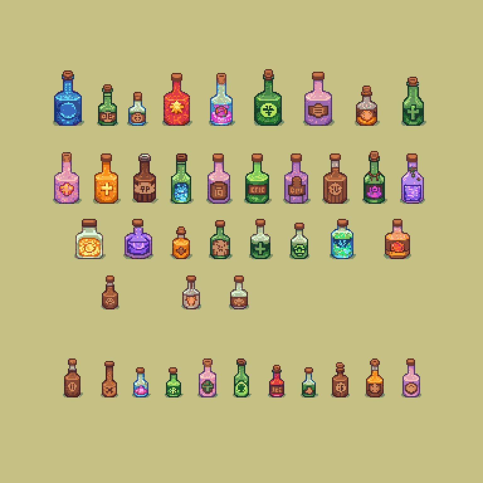 Item Sheet Pixel Art Generator example 7