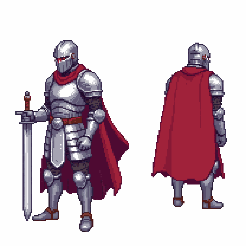 Character Turnaround Pixel Art Generator example 3