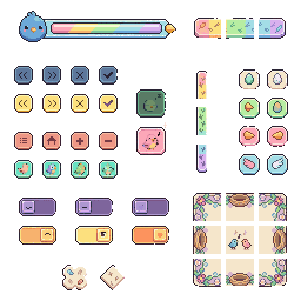 UI Panel Pixel Art Generator example 2