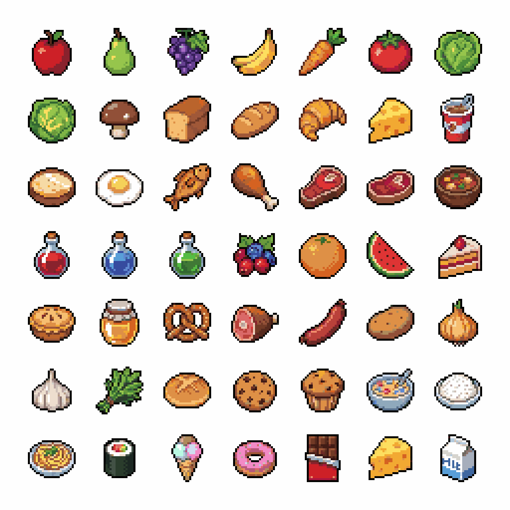 Spritesheet Pixel Art Generator example 1