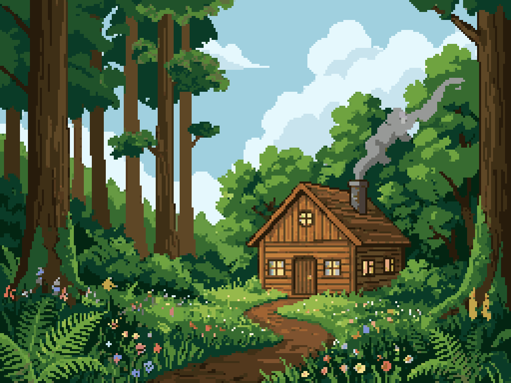 Simple Pixel Art Generator example 2