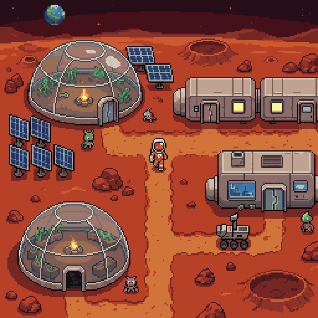 Top Down Pixel Art Generator example 4