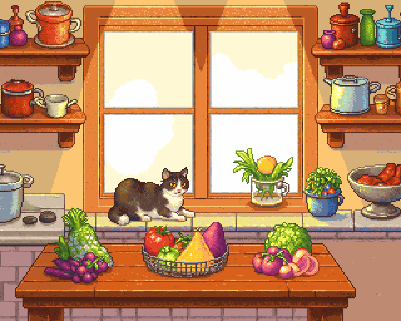 Watercolor Pixel Art Generator example 4