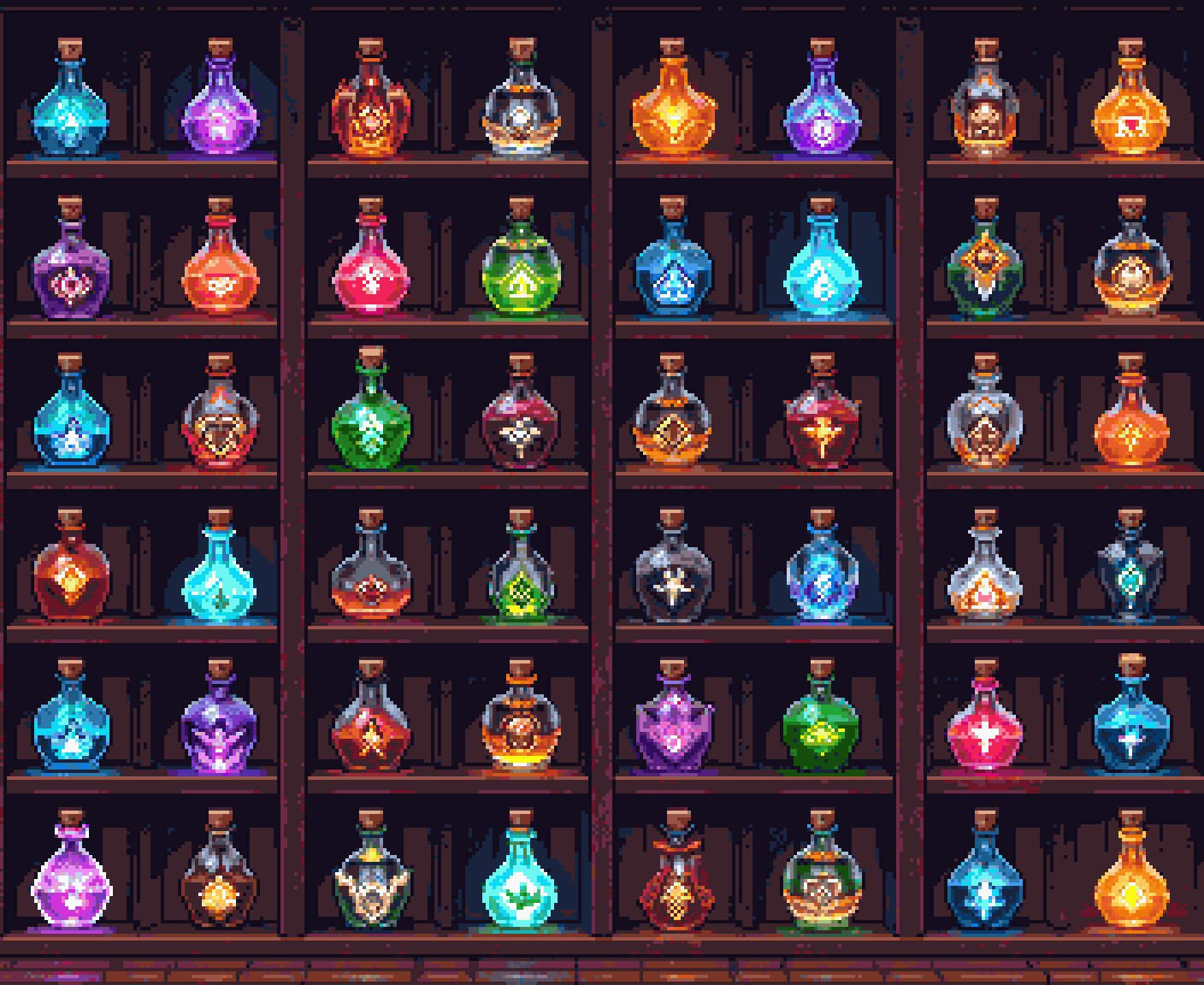 Item Sheet Pixel Art Generator example 3