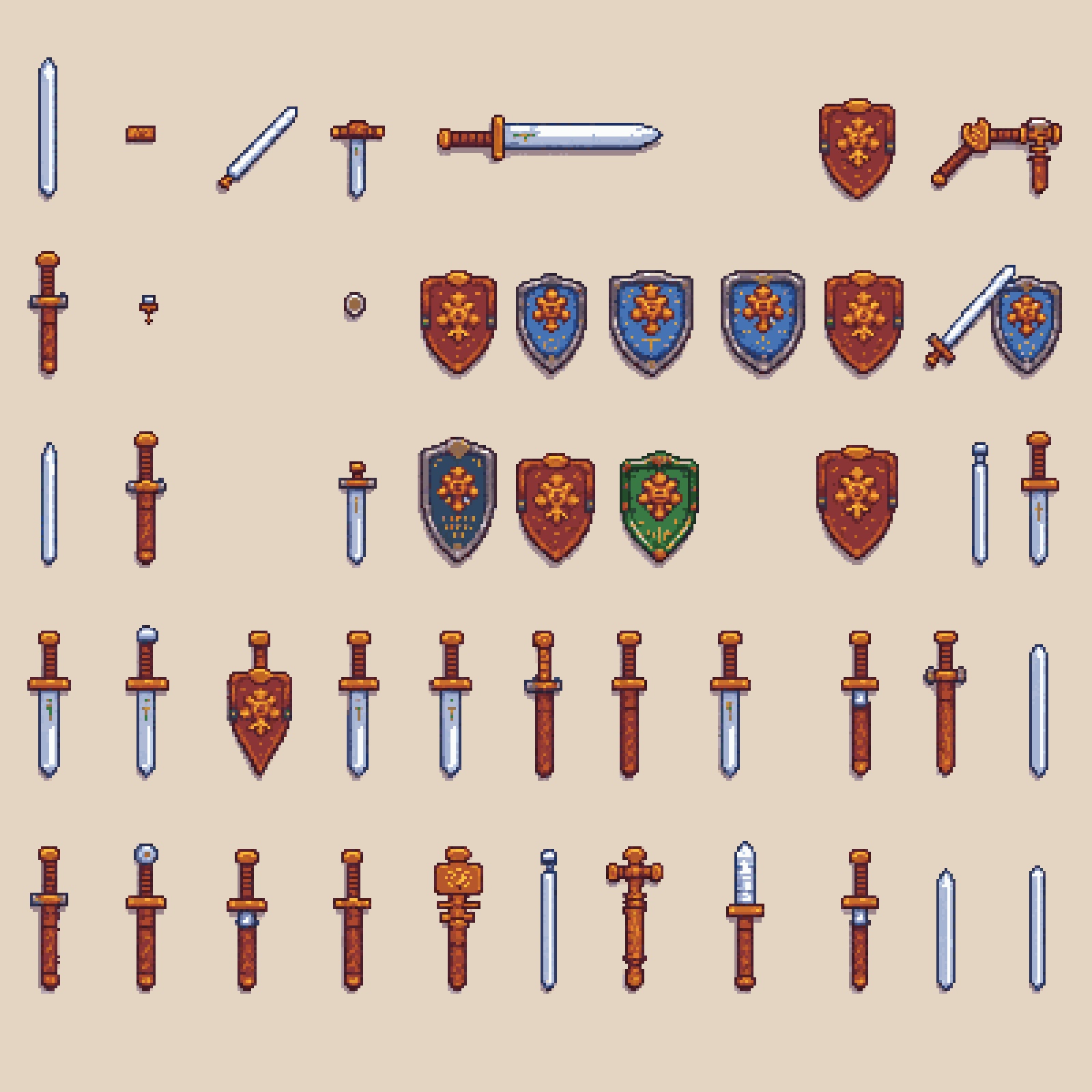 Item Sheet Pixel Art Generator example 5