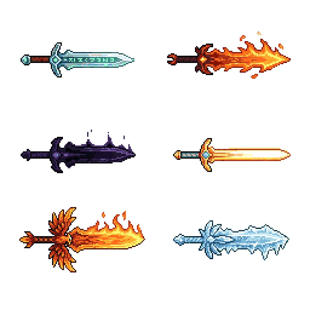Inventory Items Pixel Art Generator example 1