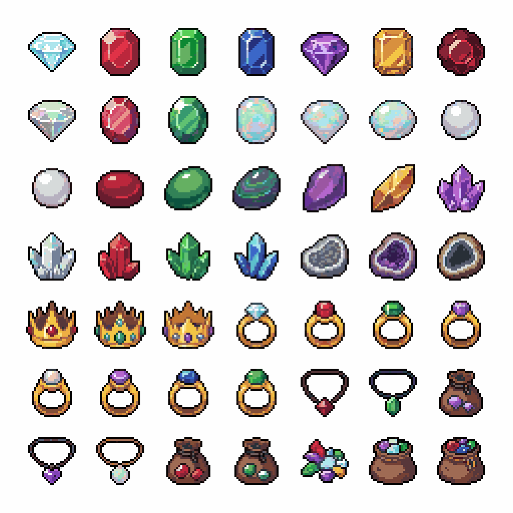 Spritesheet Pixel Art Generator example 2
