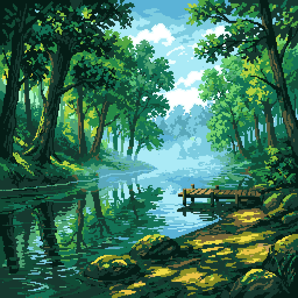 Painterly Pixel Art Generator example 4