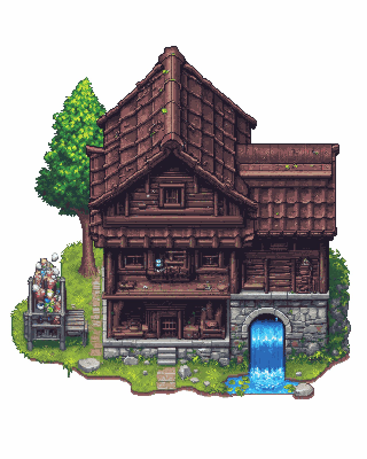 Top Down Asset Pixel Art Generator example 4