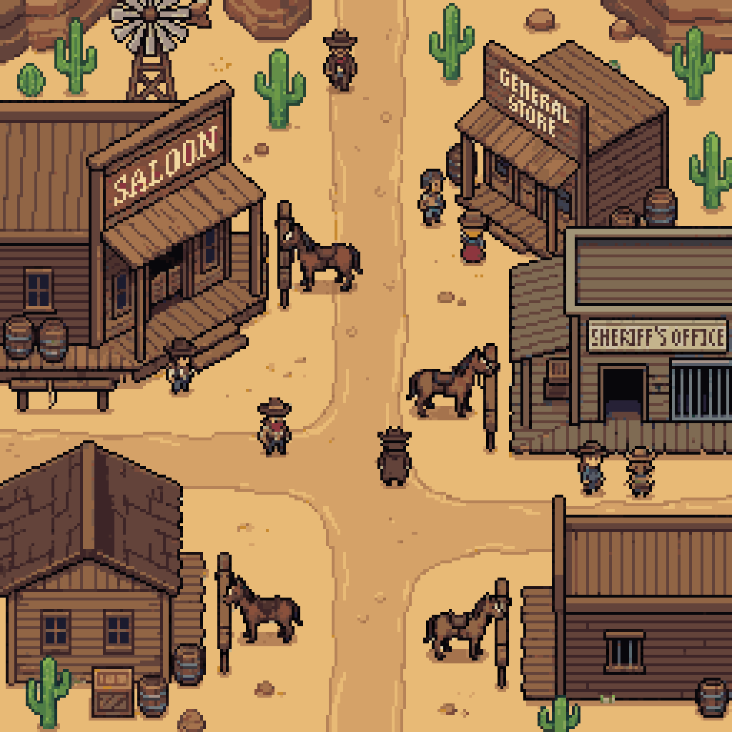 Top Down Pixel Art Generator example 5