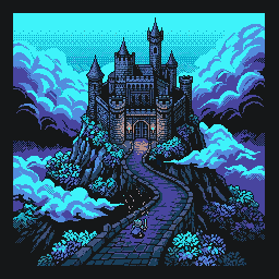 Dark GBC Top-Down Adventure example 1