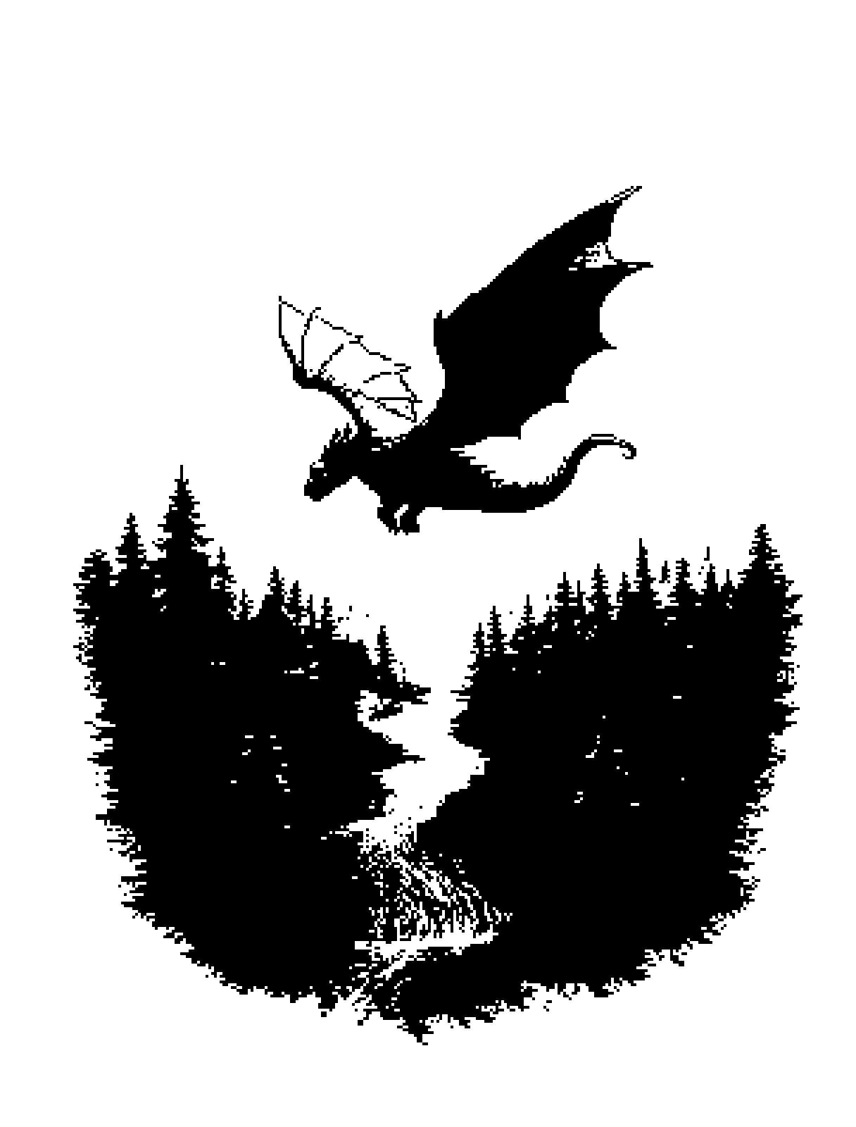 1-bit Pixel Art Generator example 4
