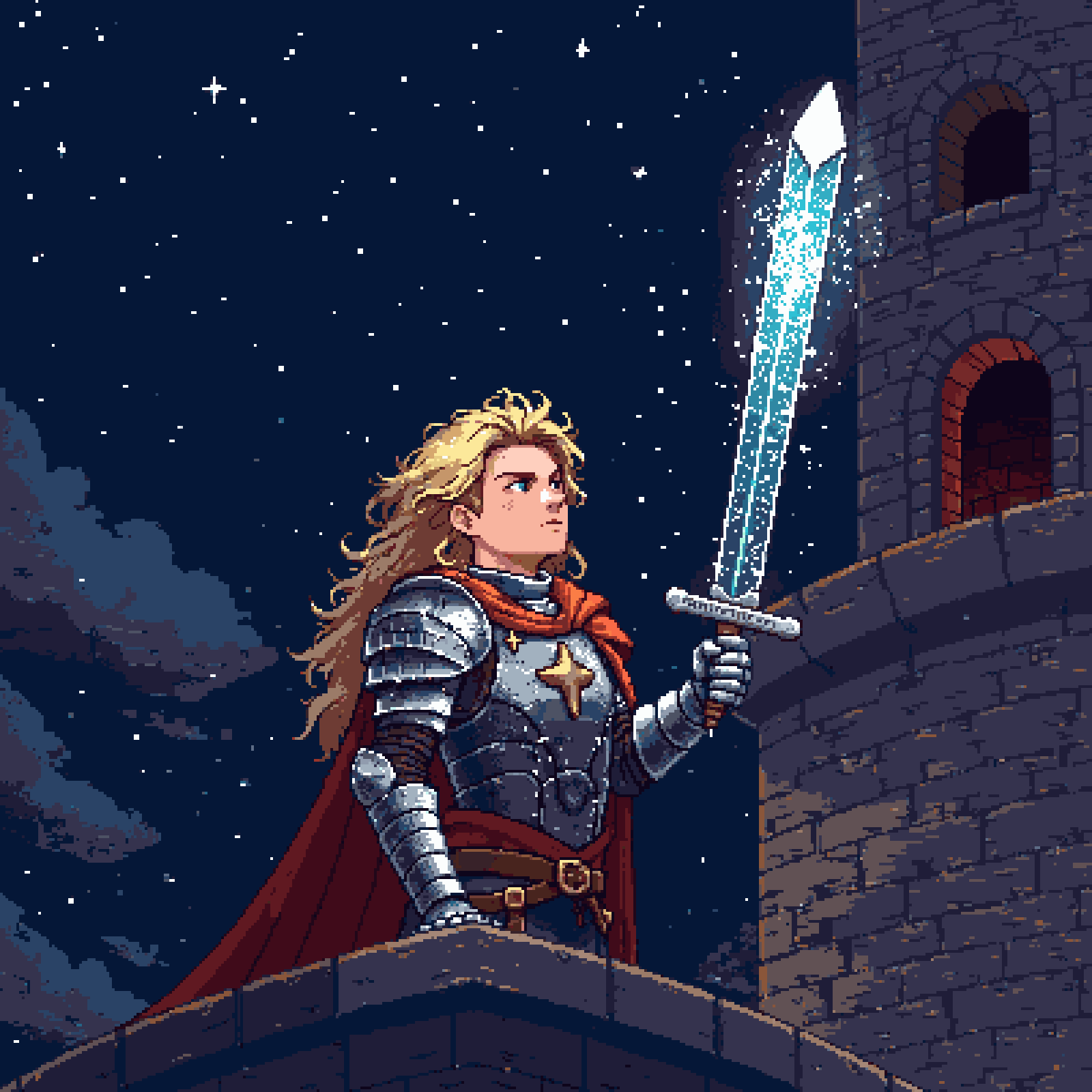 Portrait Pixel Art Generator example 2